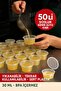 50-Pack 30 ml Transparent Sauce Bowl