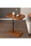 Coffee Table Adjustable Height, 46×30×60-90 cm,Sofa Side Table, Tray End Table,Lip Around