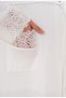 Women's Ecru Shawl Collar Lace Special Design Maternity Dressing Gown Nightgown Set of 2 - 8