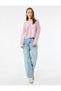 Bow Tie Detail Crew Neck Long Sleeve Knitwear Sweater