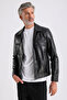 Maroquın Leather Virgina Men's Leather Coat - 4