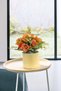 Yellow Cobalt Ida Artificial Glass Beautiful Flower Orange 20 cm