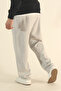 Men's Baggy Winter Fleece-Lined Loose-Fit Sweatpants with Side Pockets - 5