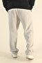 Men's Baggy Winter Fleece-Lined Loose-Fit Sweatpants with Side Pockets - 3