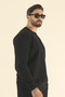 Men's Regular Winter Fleece-Lined Crew Neck Relaxed Fit Sweatshirt - 4