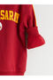 Crew Neck Galatasaray Printed Boys' Sweatshirt (W5) - 2