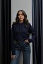 Navy Button-Up Sweater - 2