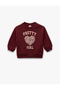 Claret Red Baby Girl Sweatshirt 6Wmg10183Ak