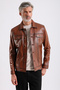 Maroquin Leather Enzo Men's Genuine Leather Jacket - 3