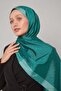 شال بنمط حلقات أخضر نعناعي