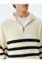 Winter Knitwear Sweater Zippered Collar Cotton - 5