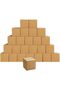Double Wall Corrugated Cardboard Moving Boxes, 5 Pack (60x60x60 cm)
