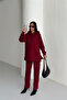 Scuba Diver Fabric Oversize Sweatshirt Bottom Pants Carrot Form Hijab Set