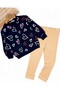 Girl's Sweatshirt and Leggings Heart Printed 2-3-4-5-6 Years Old Transitional Sets - 2