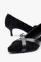 Simone Black Suede Leather Women's Heeled Shoes - 5