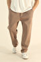 Men's Baggy Winter Fleece-Lined Puff Fabric Wide-Leg Sweatpants - 2