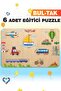 Wooden Turkish 6-Piece Set Educational-Learning Puzzle - 7