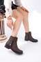 Bln-492 Belt Buckle Detailed Boots - 5