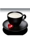 Zeugma Matte Black Turkish Coffee Cup Set of 6 - 4