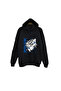 Demon Slayer Anime Printed Unisex 100% Cotton Hooded Black Sweatshirt