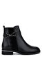 Women's Genuine Leather Black Casual Boots
