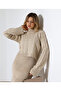 Women's Knitted Patterned Knitwear Two-Piece Set Sweater and Dress - 5