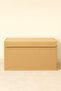 Mega Size Box with Lid – XXL Quilt Blanket Storage Box Organizer 70X40X30 - Beige - 2