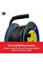 Maxwell Heavy Duty 13A Cable Reel Extension | 4 Universal Sockets with Handle (50 Metre) - 2