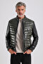Maroquin Leather Yamal Men's Genuine Inflatable Leather Coat - 3