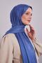 Denim Blue Jacquard Shawl - 2