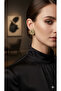 Soléna Handmade Polymer Clay Earrings – Gold Flower Shape Design – Elegant and Stylish Model