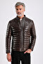 Maroquin Leather James Men's Inflatable Leather Coat - 5