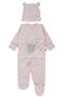 Organic Interlock Zibin Set of 3 (Organic Sleepy Sheepy) Pink