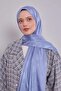 Blue Jacquard Shawl - 3