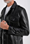Maroquin Leather Eduardo Men's Leather Coat - 5