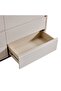 Ashton Dresser with Mirror & Stool - Elegant Beige/Brushed Gold, Engineered Wood, 150.1x45x189cm - 4
