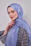 Blue Jacquard Shawl