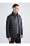 I Standardkalıp Upright Roba Collar Men's Leather Look Coat from Freezen Store