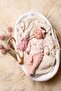 Organic Interlock Zibin Set of 3 (Organic Cute Bear) Pink - 2