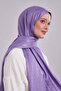 Purple knit pattern jacquard shawl