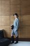 Long Sleeve Gray Color Knitwear Cardigan with Tie Detail - 3