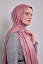 Rose dust knit pattern jacquard shawl - 2