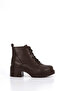 Jvl 589 Lace-Up Mid-Heel Short Boots