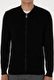 Men's Black Basic Knitwear Cardigan 50307813-Vr046 - 6