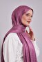 Pink knit pattern jacquard shawl - 2