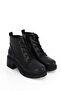 Jvl 589 Lace-Up Mid-Heel Short Boots - 2
