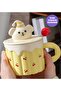 كوب سيراميك بتصميم دمية الدب الحلوة - 4