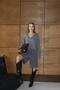 Long Sleeve Gray Color Knitwear Cardigan with Tie Detail - 4