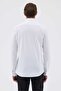 Knitted 100% Mercerized Cotton Comfort Fit White Men's Shirt - 7