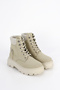 Bln C500 Lace-Up Leather Powder Half Boots - 2